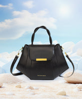 European And American Splicing Pumpkin Crossbody Bag